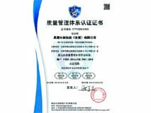 热烈庆祝我公司顺利通过ISO9001质量管理体系认证